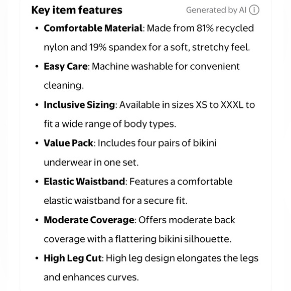 Kindly Yours Women's Comfort Modal Bikini Underwear 2-Pack Size large NWT - Picture 5 of 9